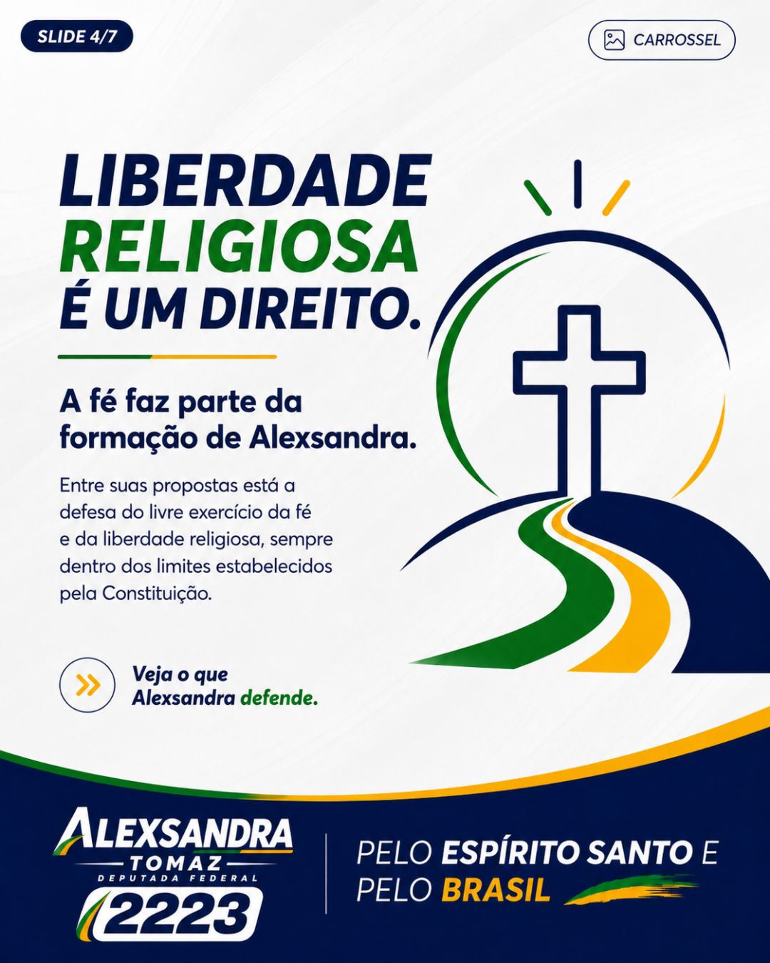 Liberdade Religiosa é um Direito - Alexsandra Tomaz